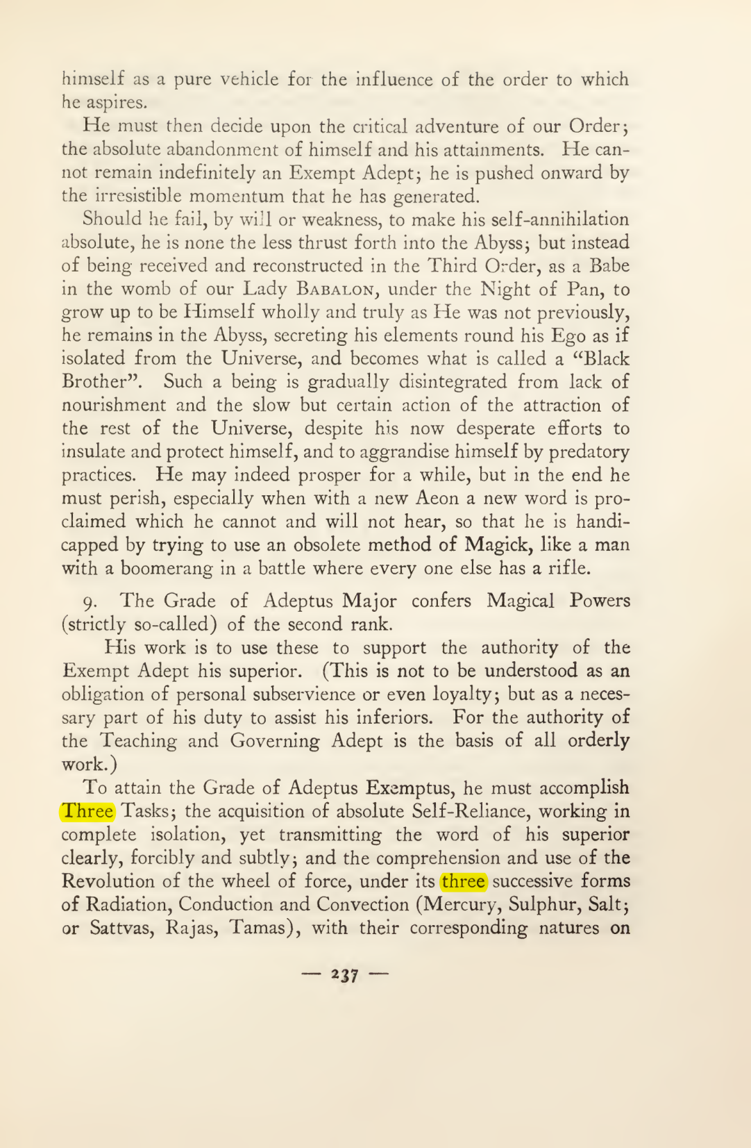Original scan of Magick in Theory and Practice (Section 3), PDF page 33