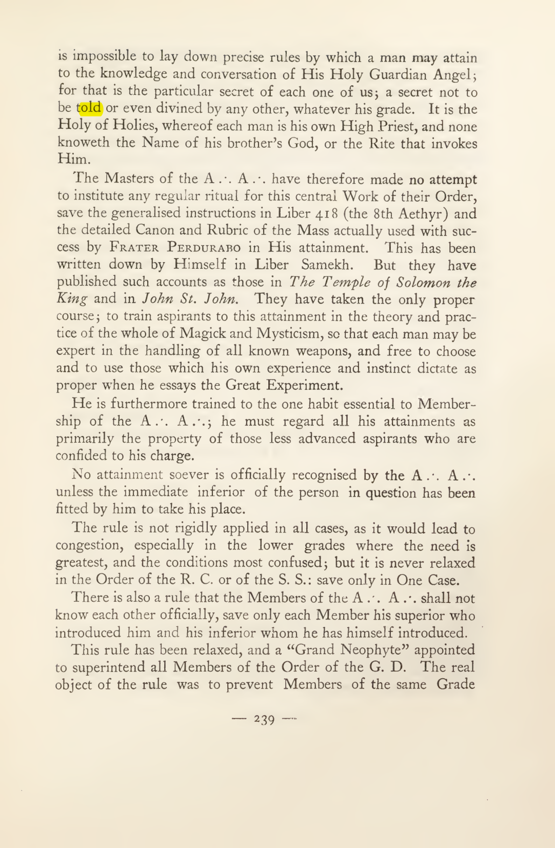 Original scan of Magick in Theory and Practice (Section 3), PDF page 35