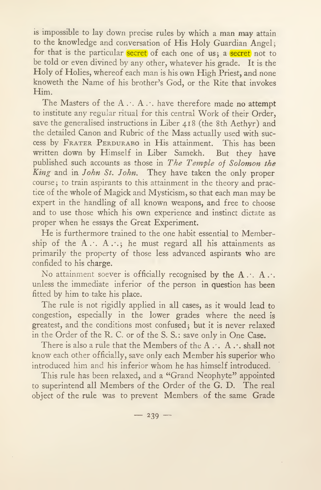 Original scan of Magick in Theory and Practice (Section 3), PDF page 35