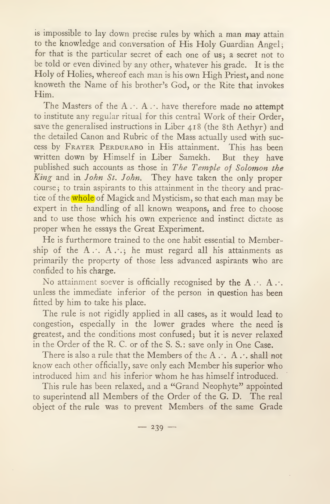 Original scan of Magick in Theory and Practice (Section 3), PDF page 35