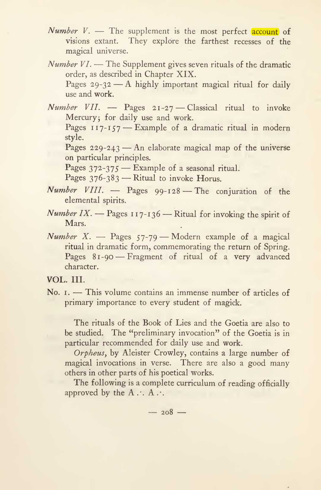 Original scan of Magick in Theory and Practice (Section 3), PDF page 4