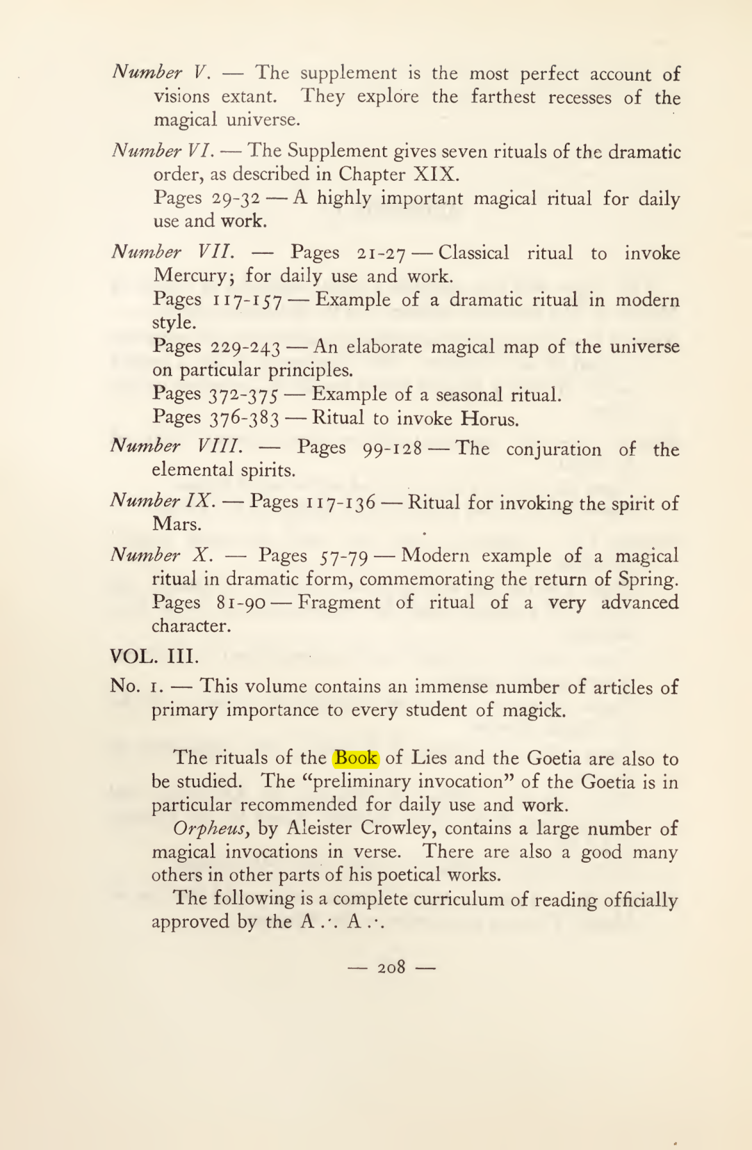 Original scan of Magick in Theory and Practice (Section 3), PDF page 4