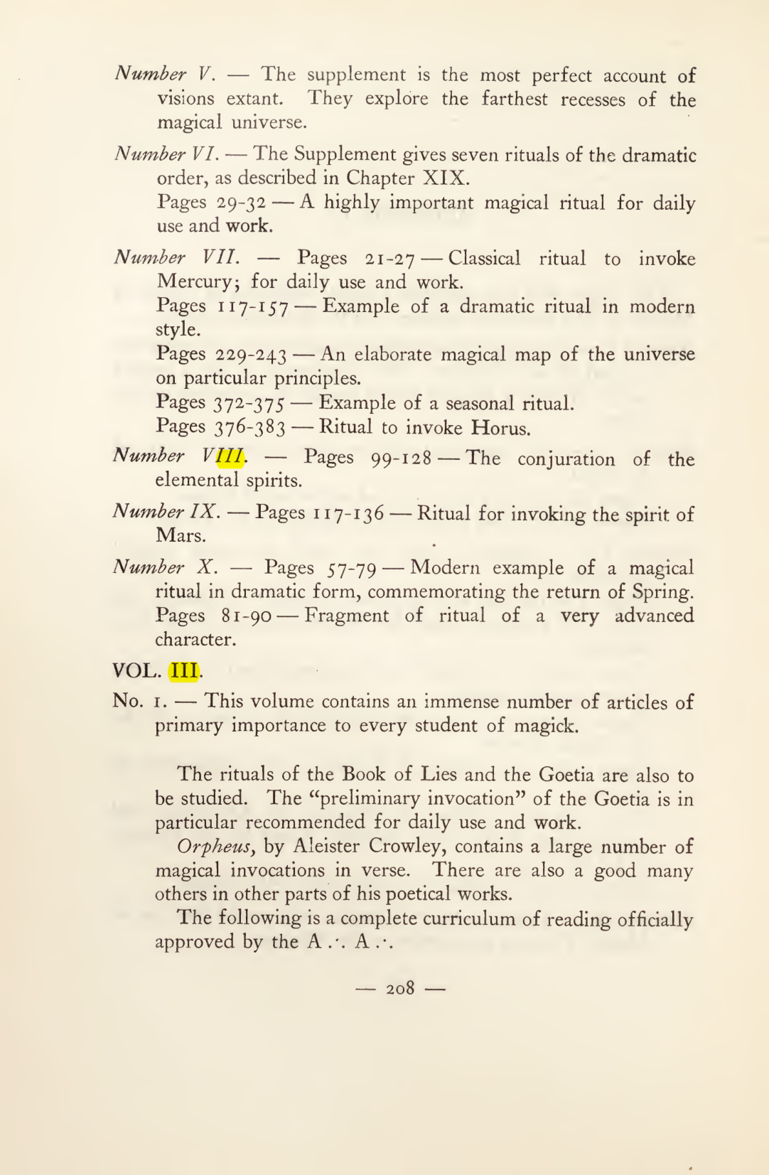 Original scan of Magick in Theory and Practice (Section 3), PDF page 4
