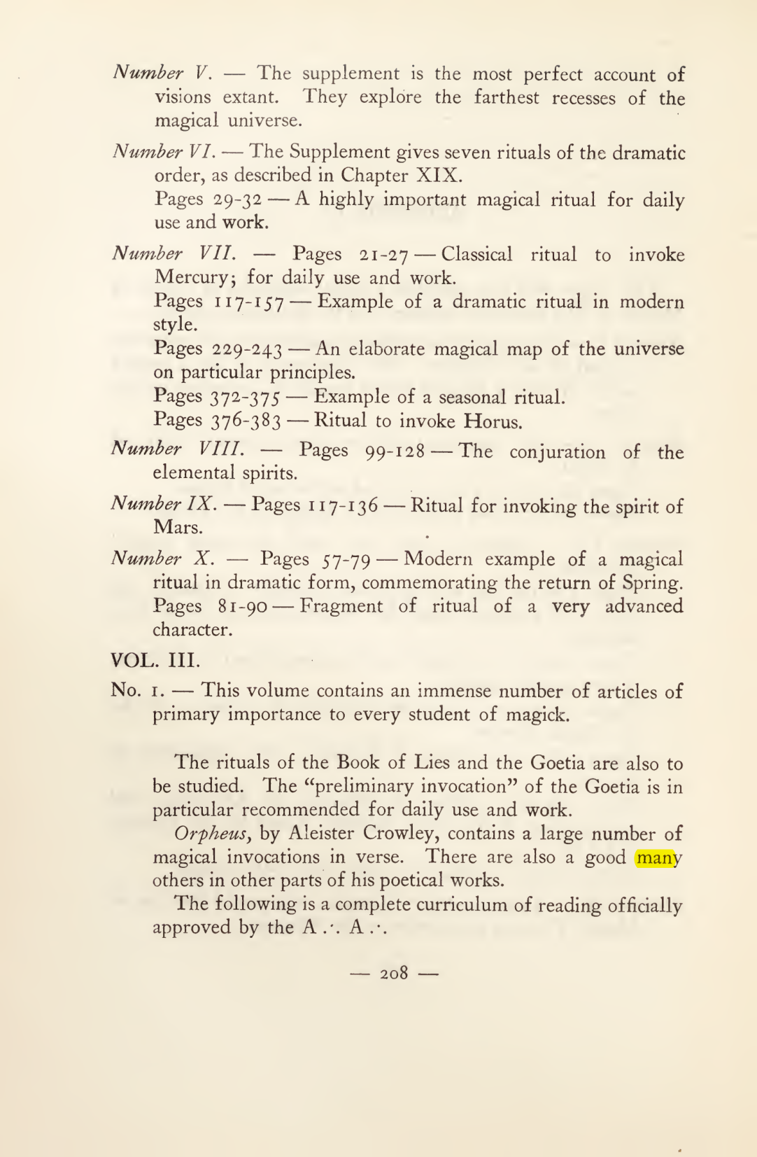 Original scan of Magick in Theory and Practice (Section 3), PDF page 4
