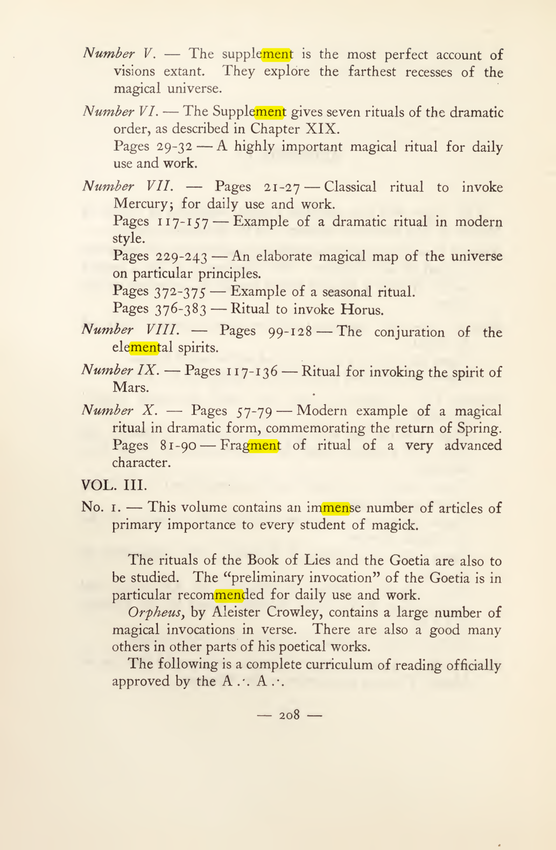 Original scan of Magick in Theory and Practice (Section 3), PDF page 4