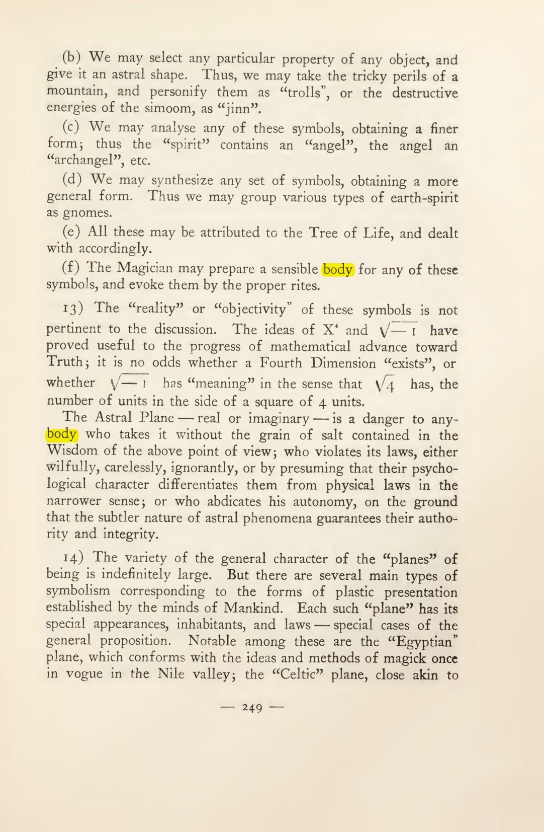 Original scan of Magick in Theory and Practice (Section 3), PDF page 45