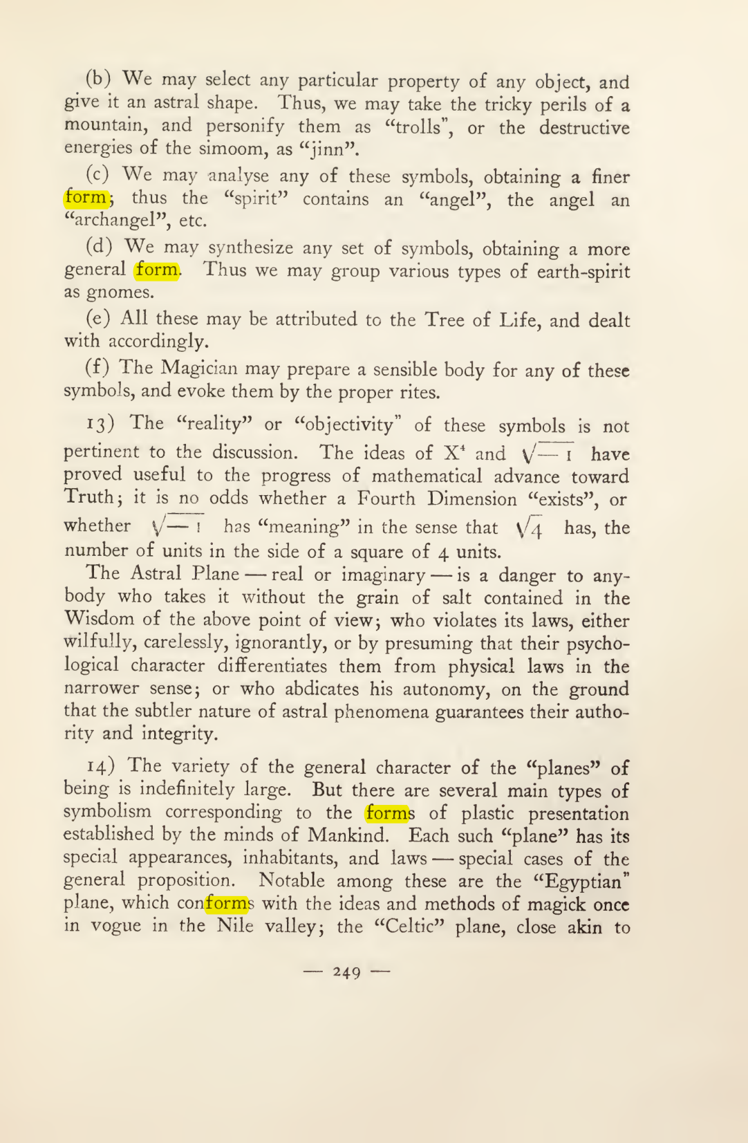 Original scan of Magick in Theory and Practice (Section 3), PDF page 45