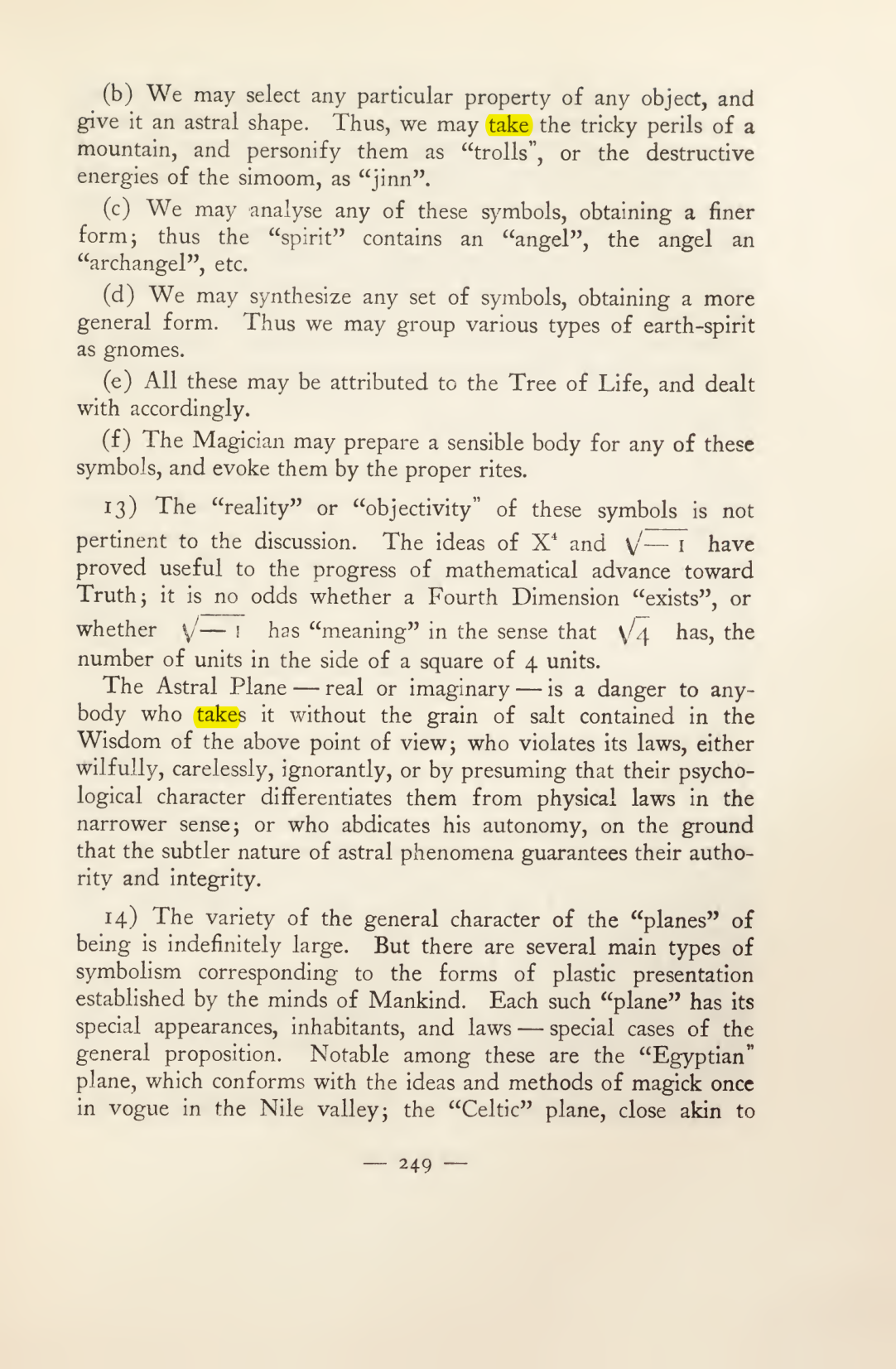 Original scan of Magick in Theory and Practice (Section 3), PDF page 45