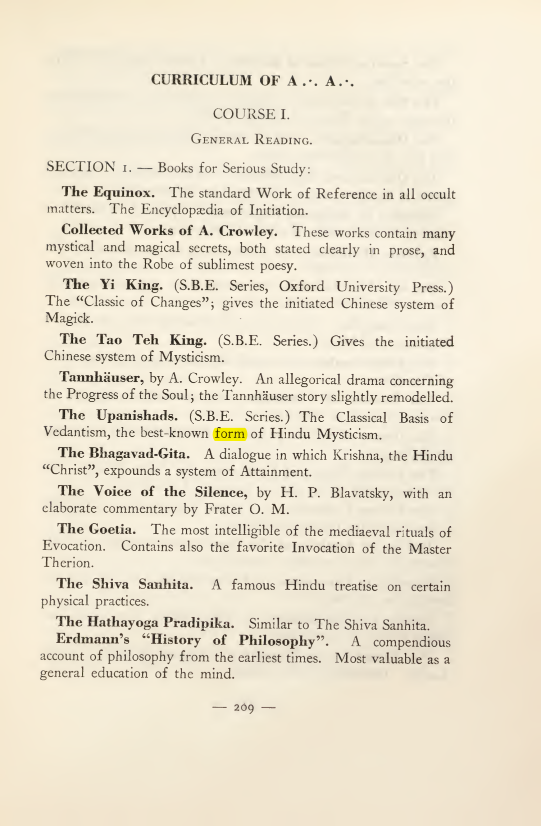 Original scan of Magick in Theory and Practice (Section 3), PDF page 5