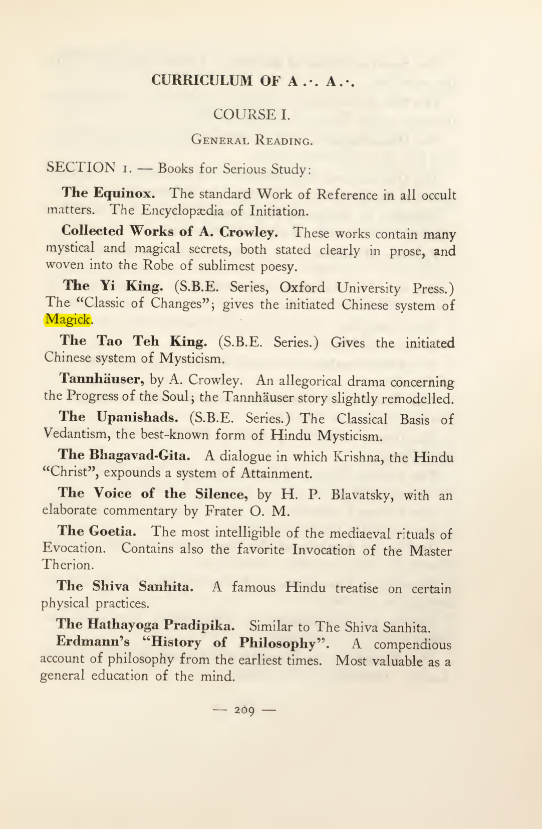 Original scan of Magick in Theory and Practice (Section 3), PDF page 5