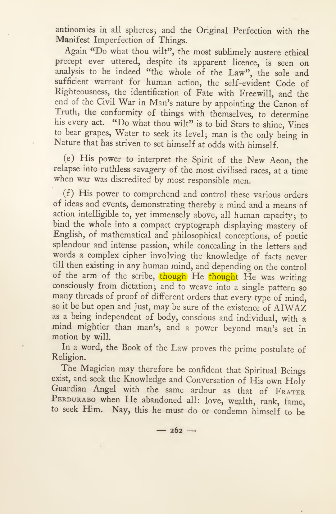 Original scan of Magick in Theory and Practice (Section 3), PDF page 58