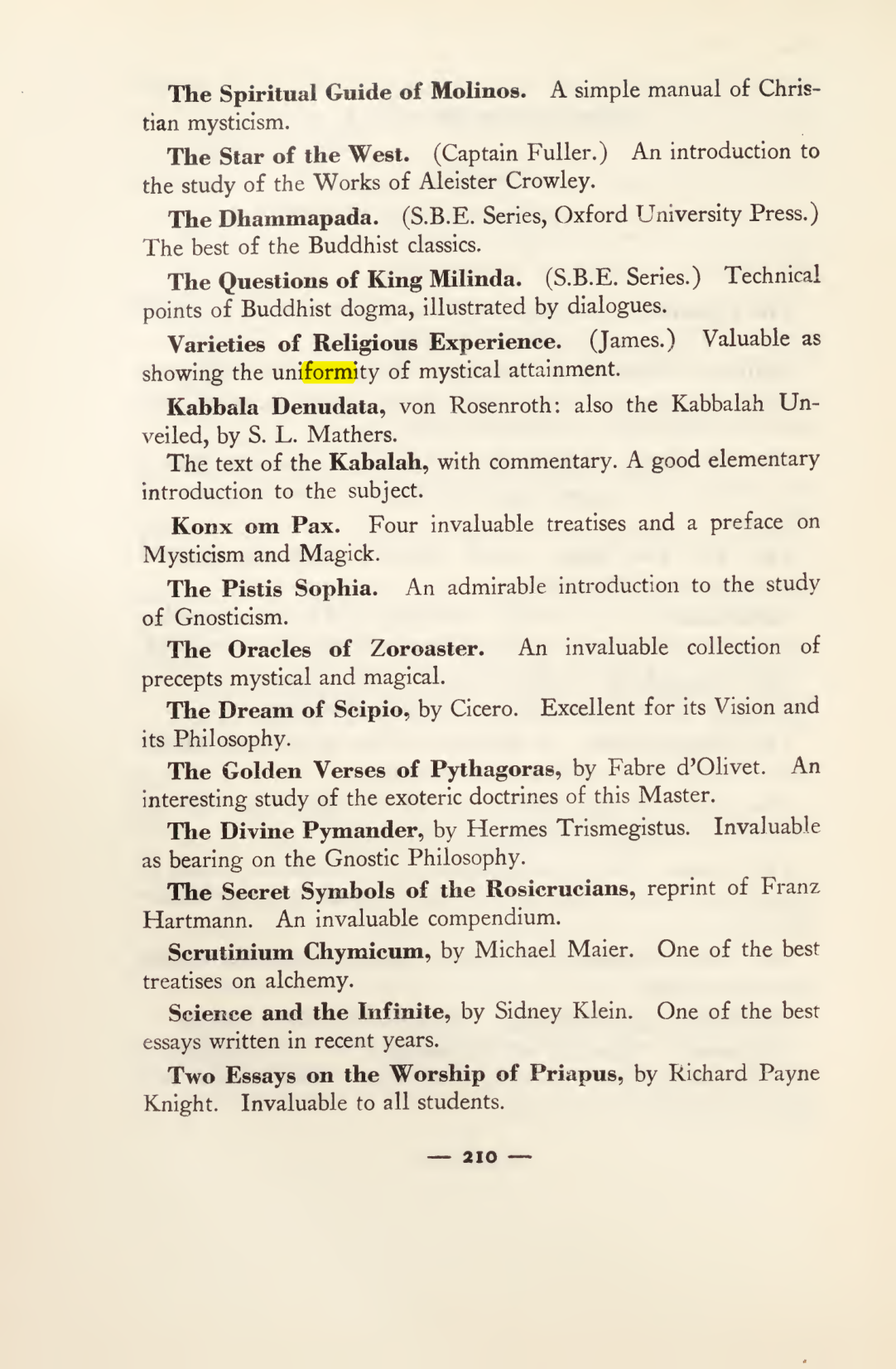 Original scan of Magick in Theory and Practice (Section 3), PDF page 6