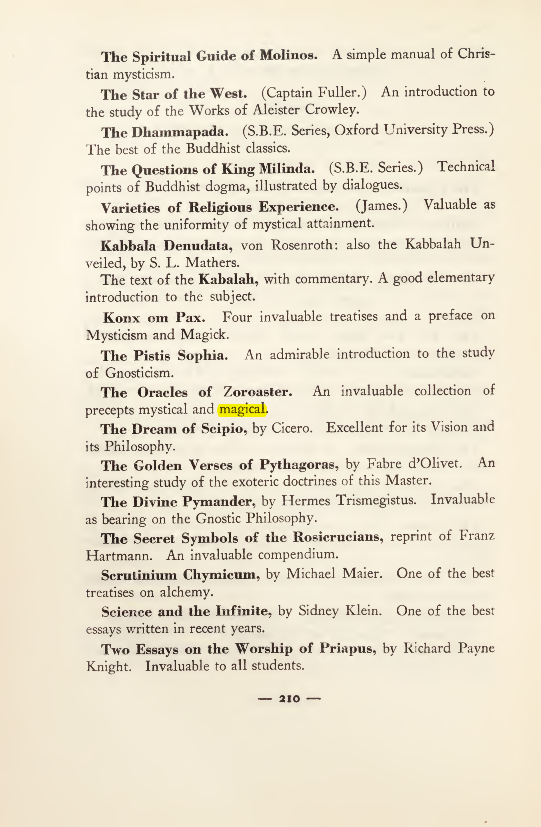 Original scan of Magick in Theory and Practice (Section 3), PDF page 6