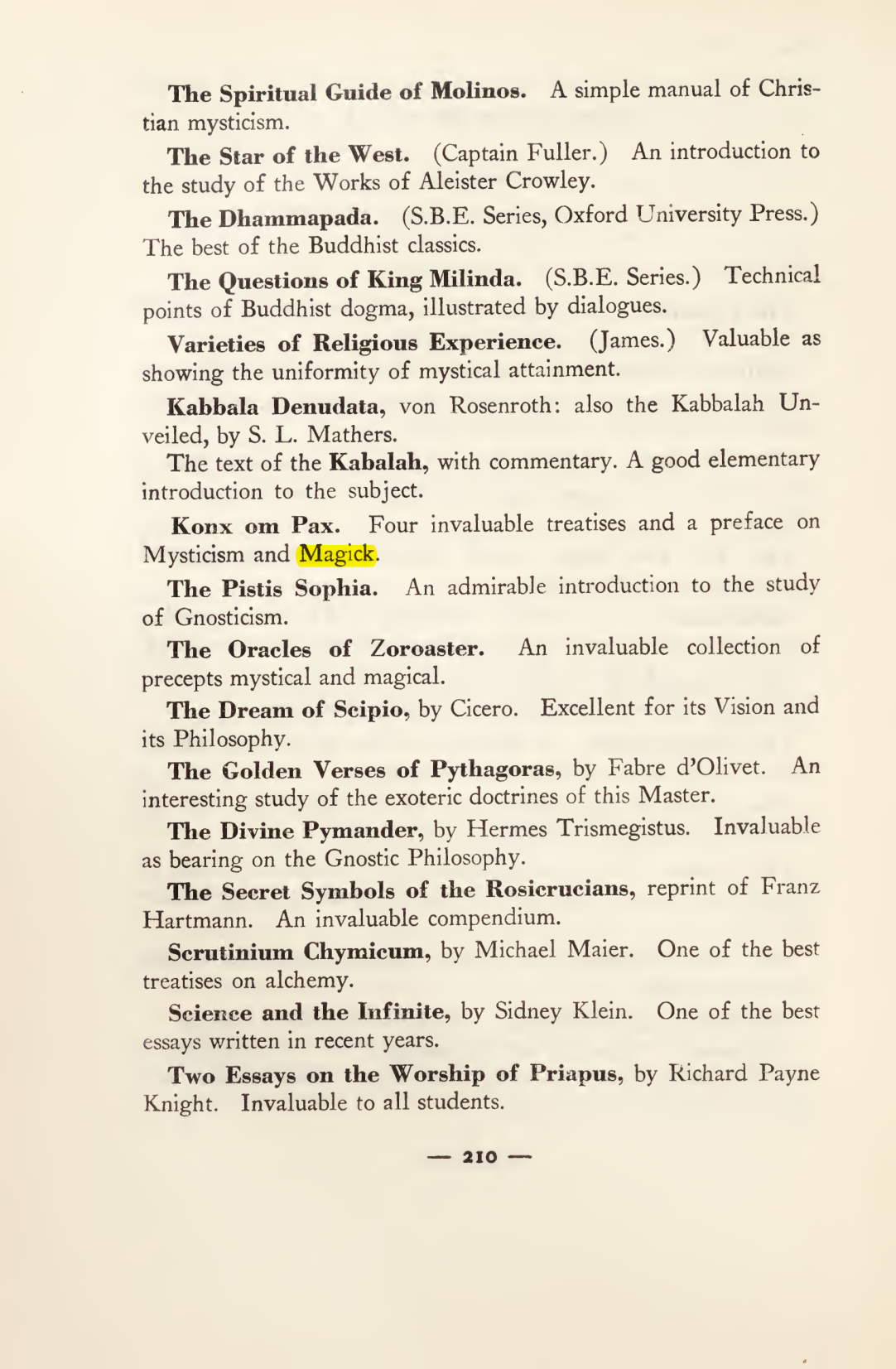 Original scan of Magick in Theory and Practice (Section 3), PDF page 6