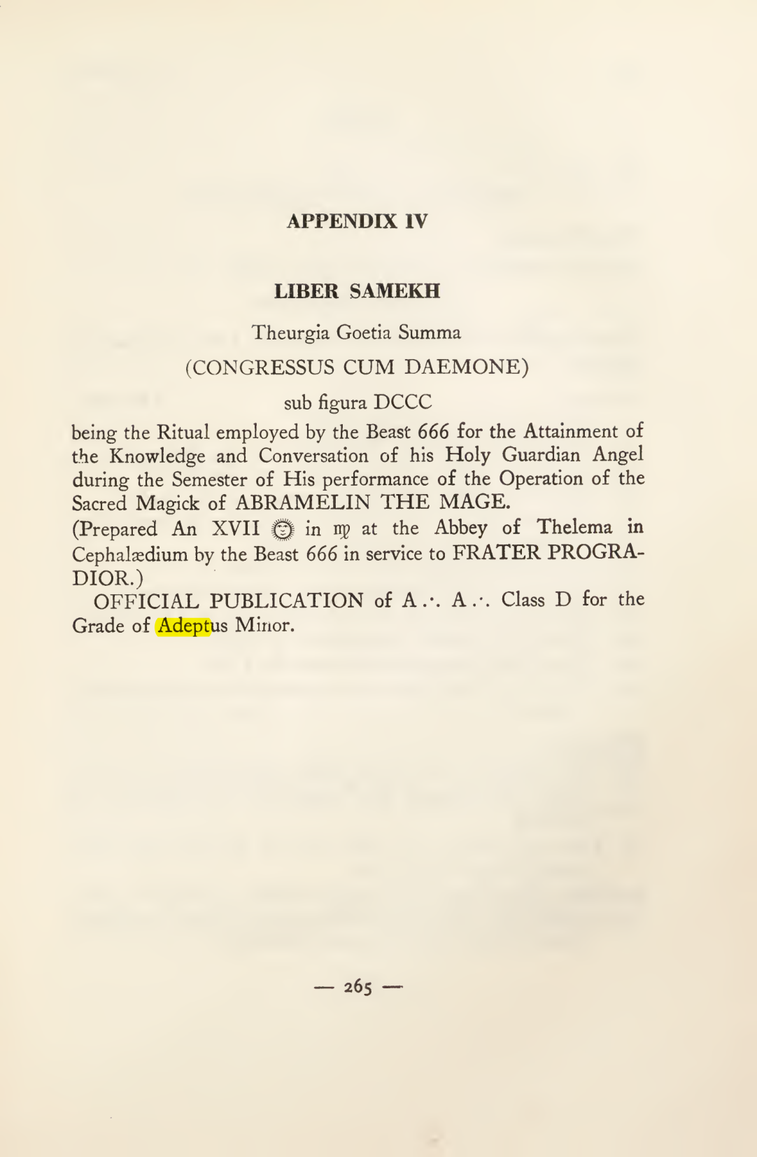 Original scan of Magick in Theory and Practice (Section 3), PDF page 61
