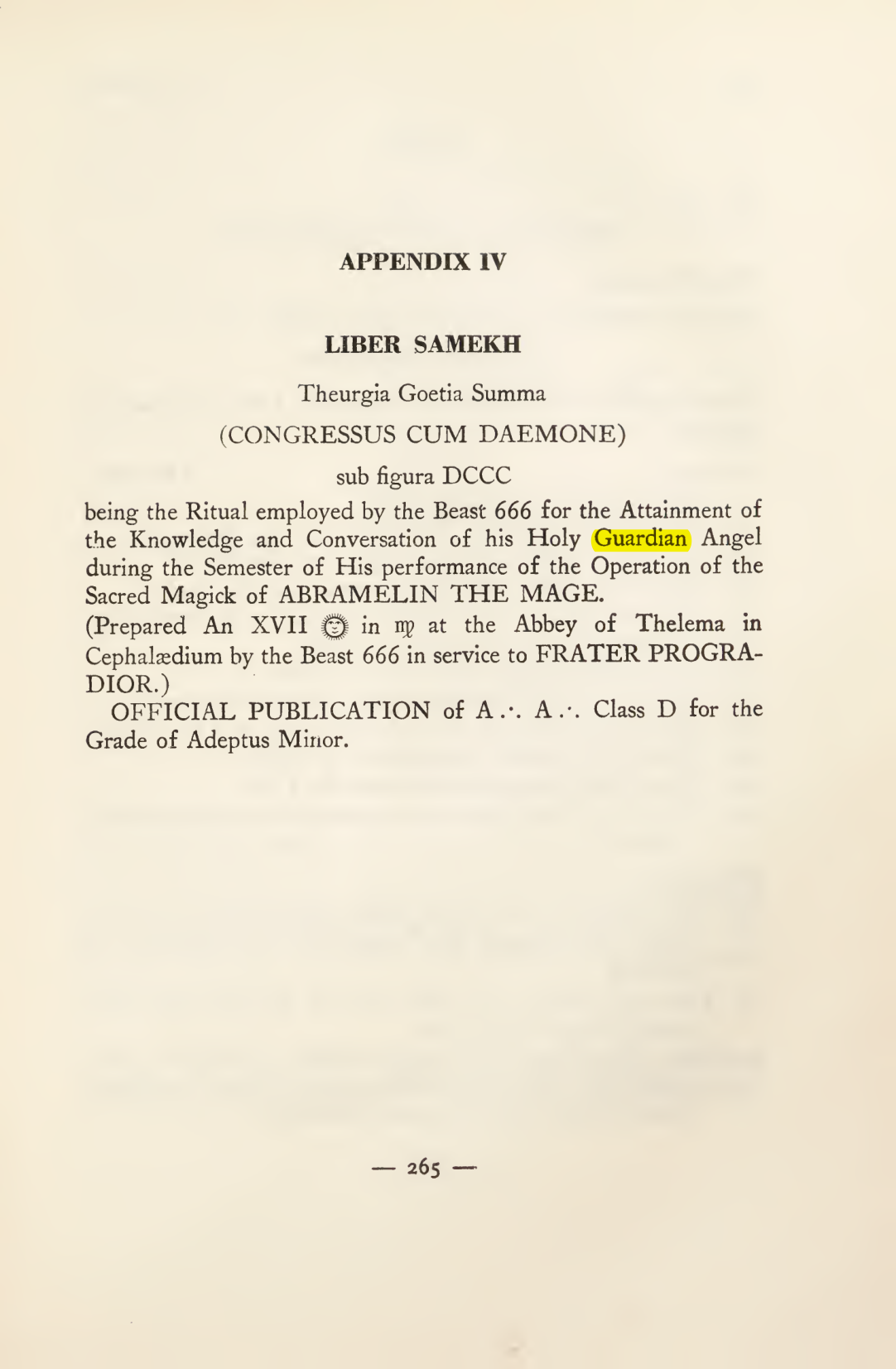 Original scan of Magick in Theory and Practice (Section 3), PDF page 61
