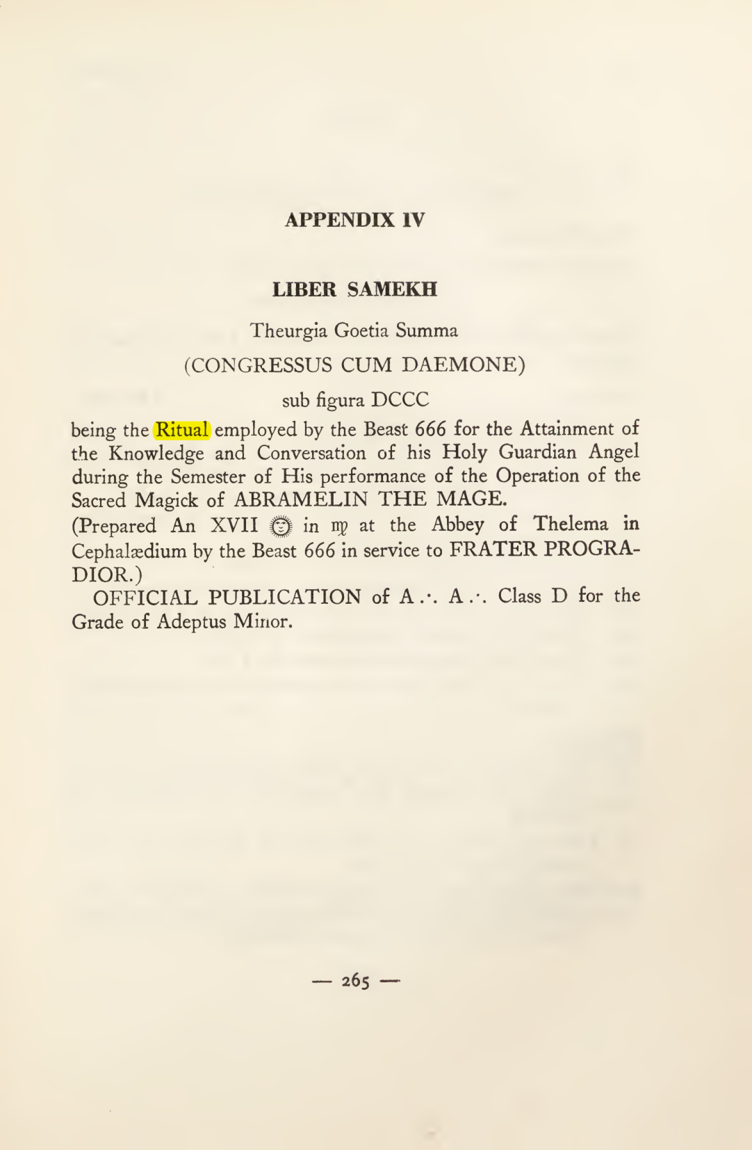 Original scan of Magick in Theory and Practice (Section 3), PDF page 61
