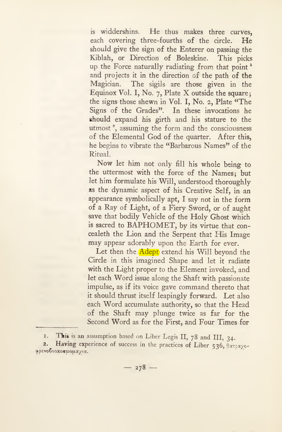 Original scan of Magick in Theory and Practice (Section 3), PDF page 74