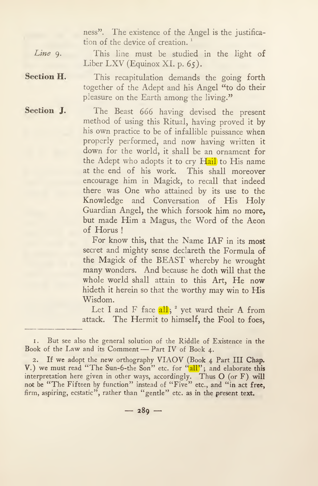 Original scan of Magick in Theory and Practice (Section 3), PDF page 85