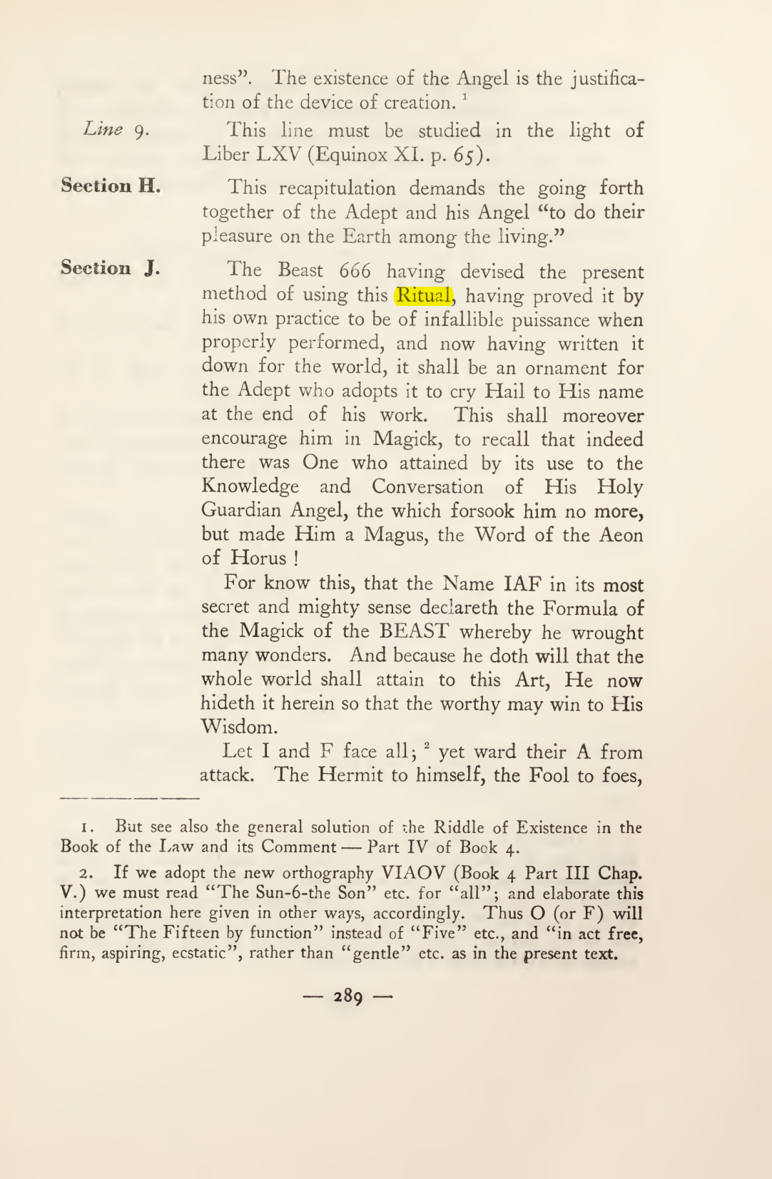 Original scan of Magick in Theory and Practice (Section 3), PDF page 85