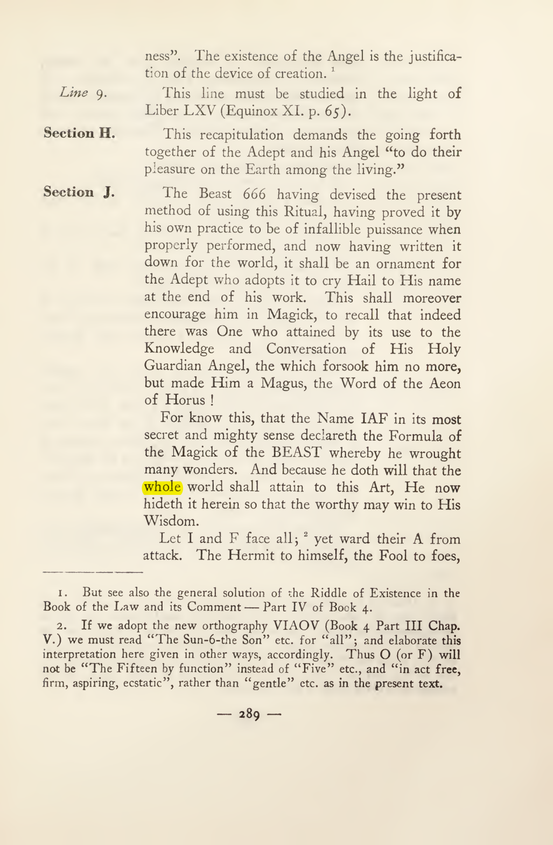 Original scan of Magick in Theory and Practice (Section 3), PDF page 85