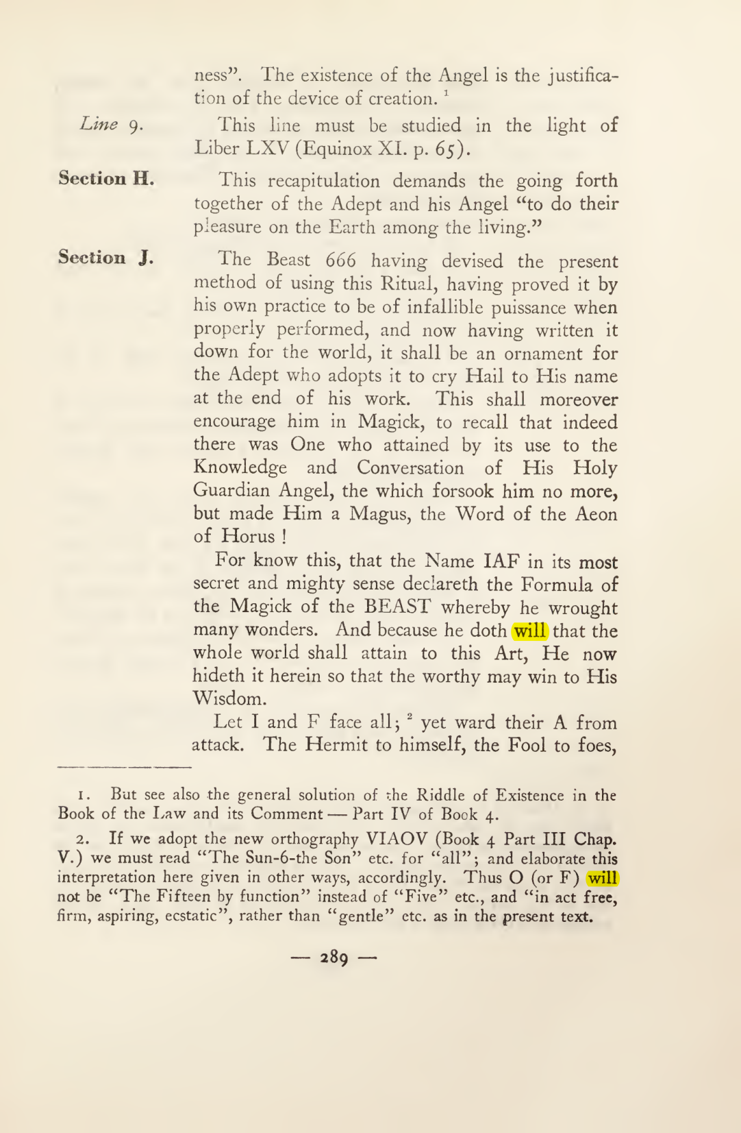 Original scan of Magick in Theory and Practice (Section 3), PDF page 85