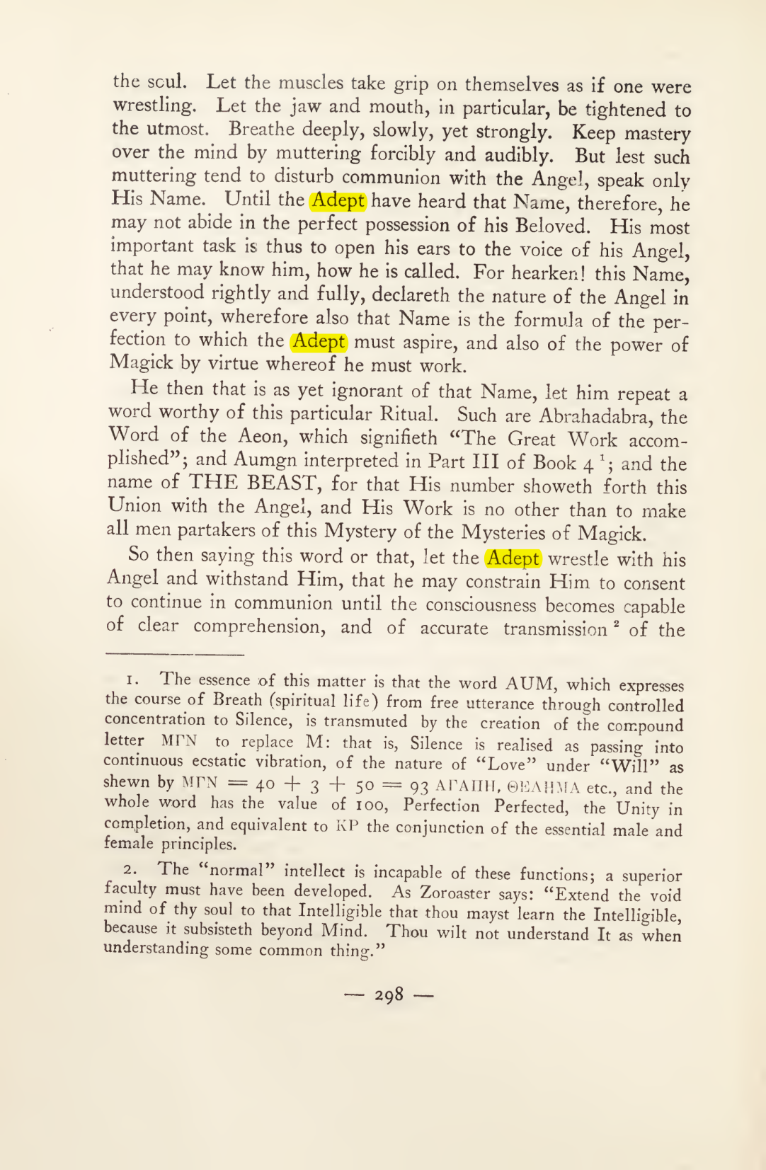 Original scan of Magick in Theory and Practice (Section 3), PDF page 94