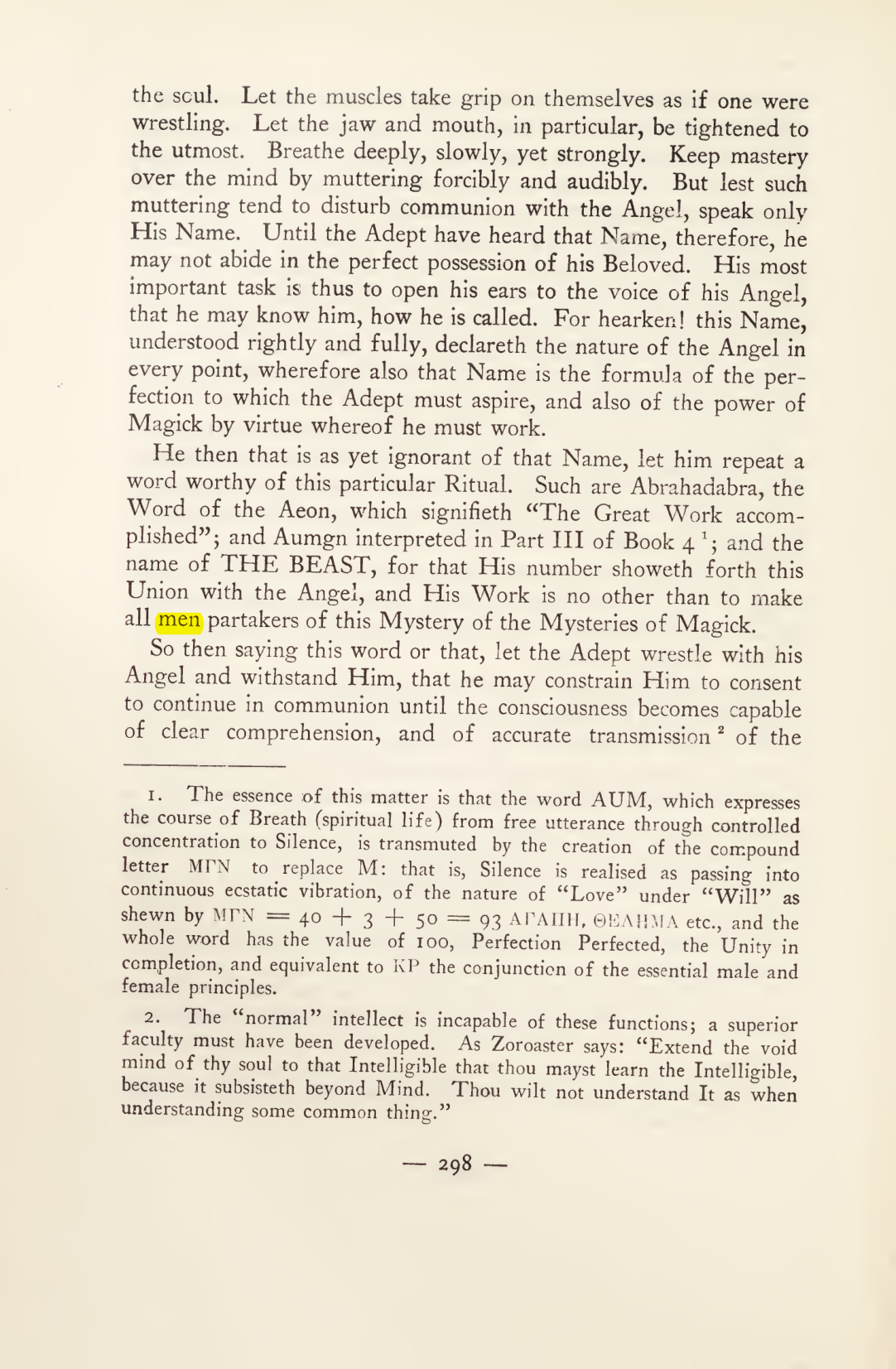 Original scan of Magick in Theory and Practice (Section 3), PDF page 94