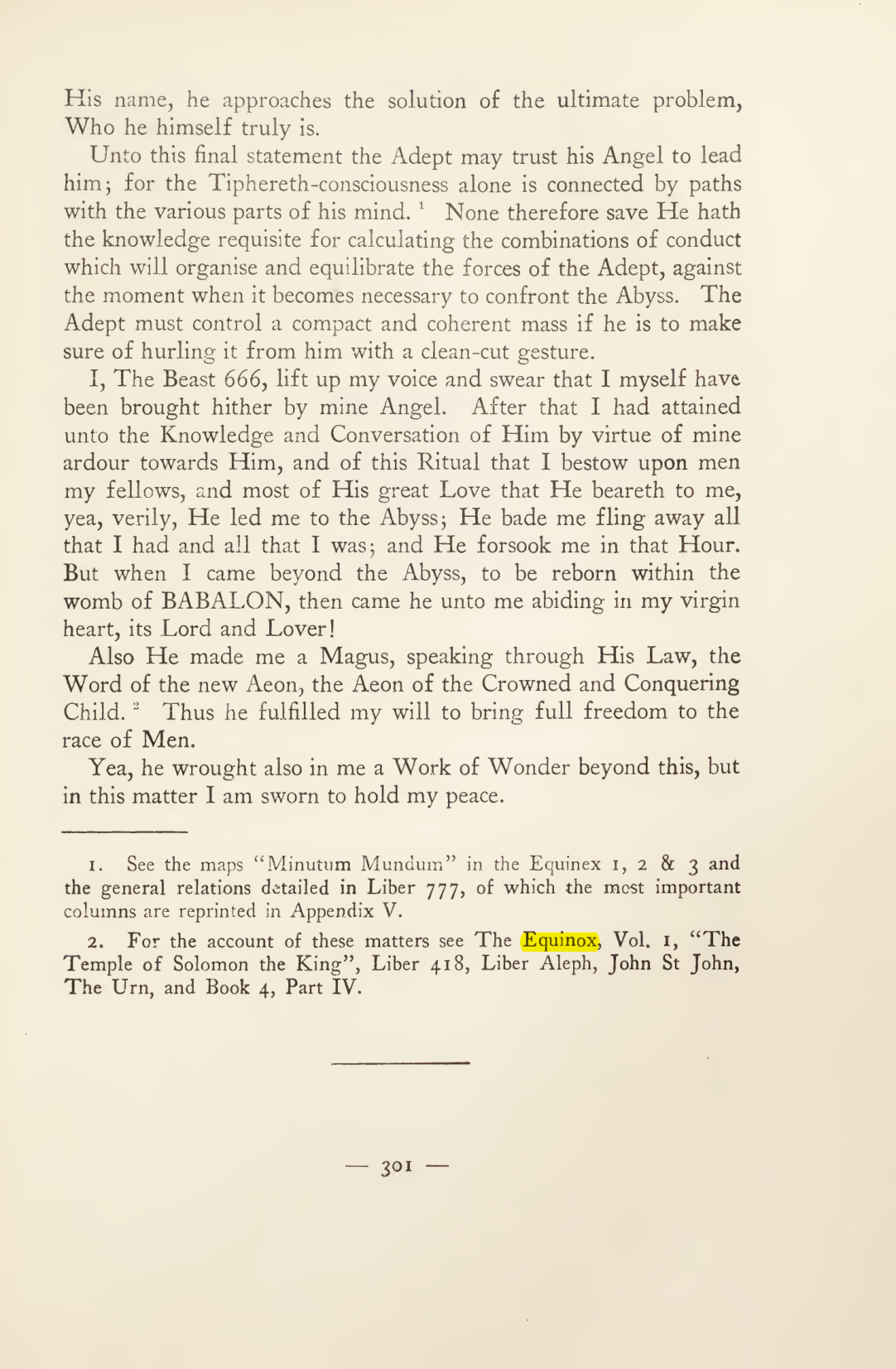 Original scan of Magick in Theory and Practice (Section 3), PDF page 97