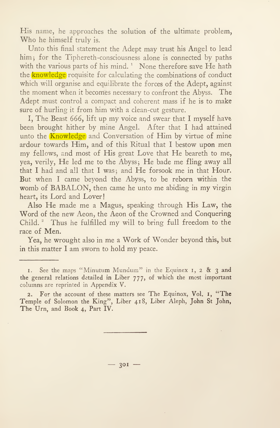 Original scan of Magick in Theory and Practice (Section 3), PDF page 97