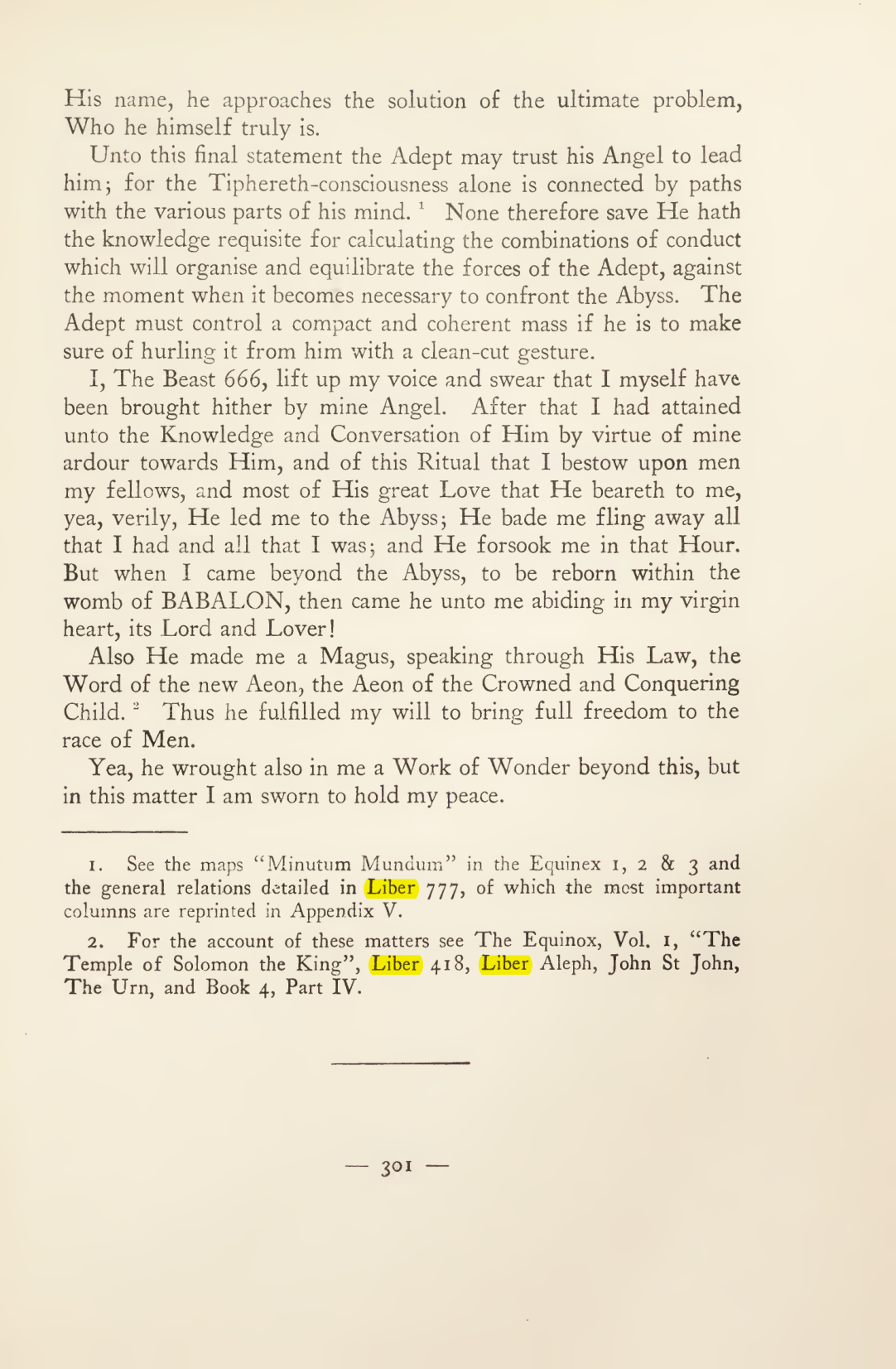 Original scan of Magick in Theory and Practice (Section 3), PDF page 97