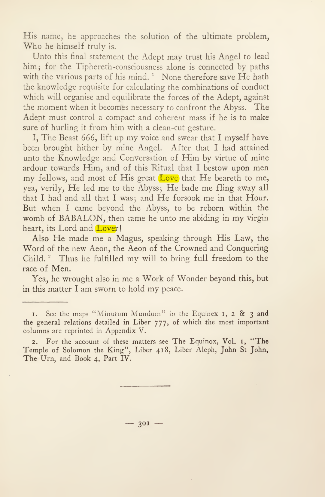Original scan of Magick in Theory and Practice (Section 3), PDF page 97