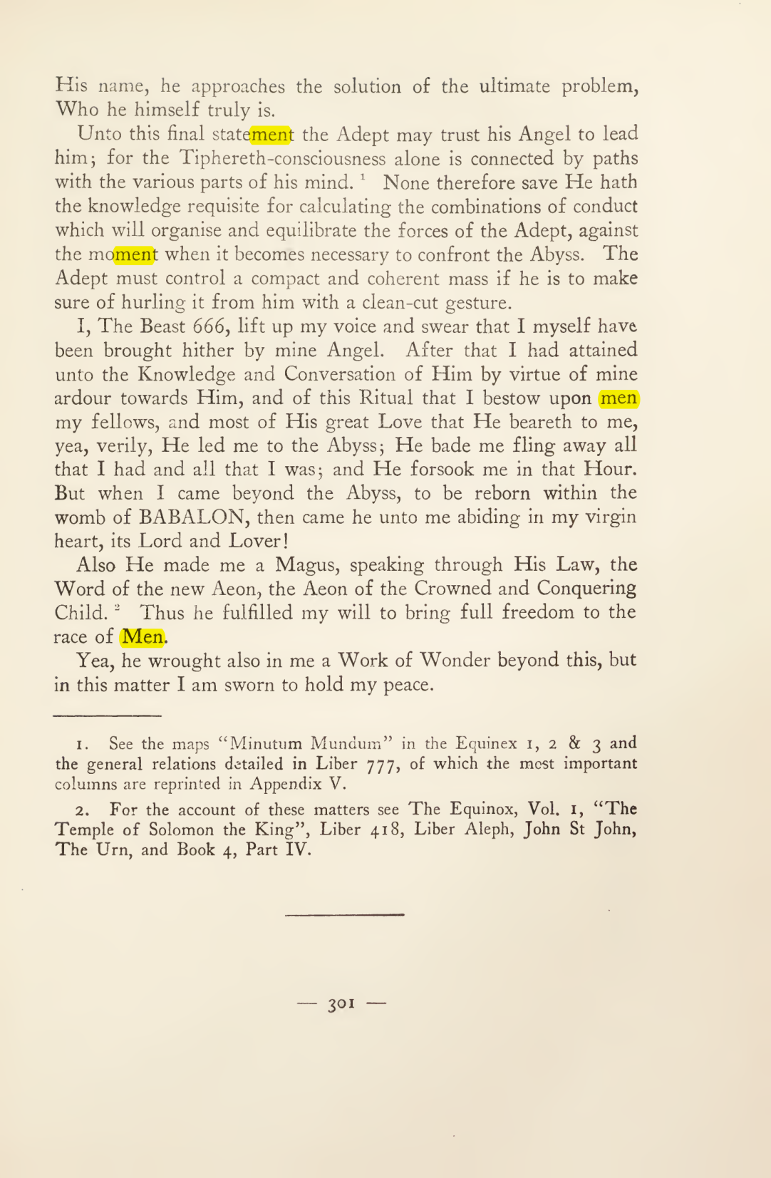 Original scan of Magick in Theory and Practice (Section 3), PDF page 97