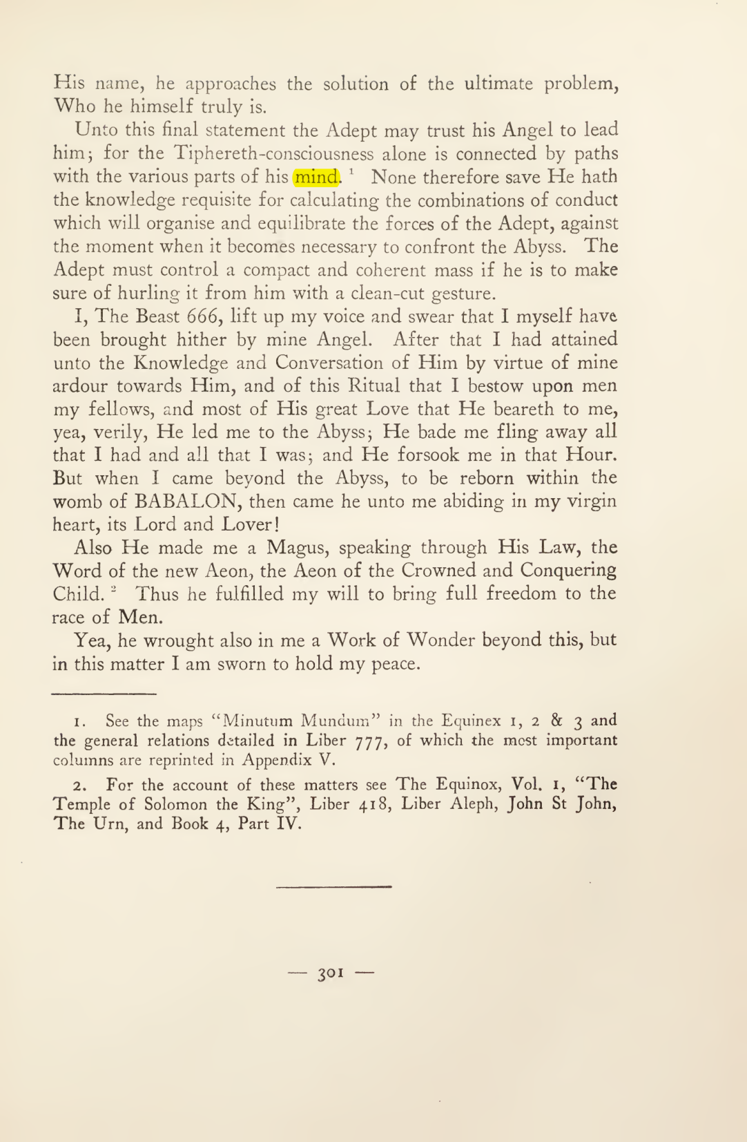 Original scan of Magick in Theory and Practice (Section 3), PDF page 97