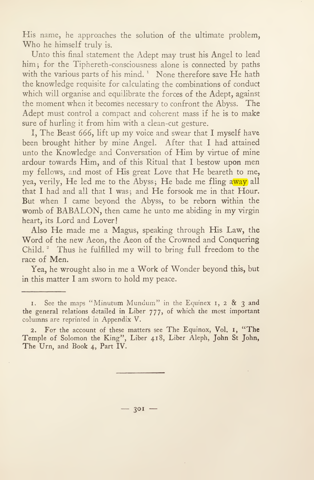 Original scan of Magick in Theory and Practice (Section 3), PDF page 97