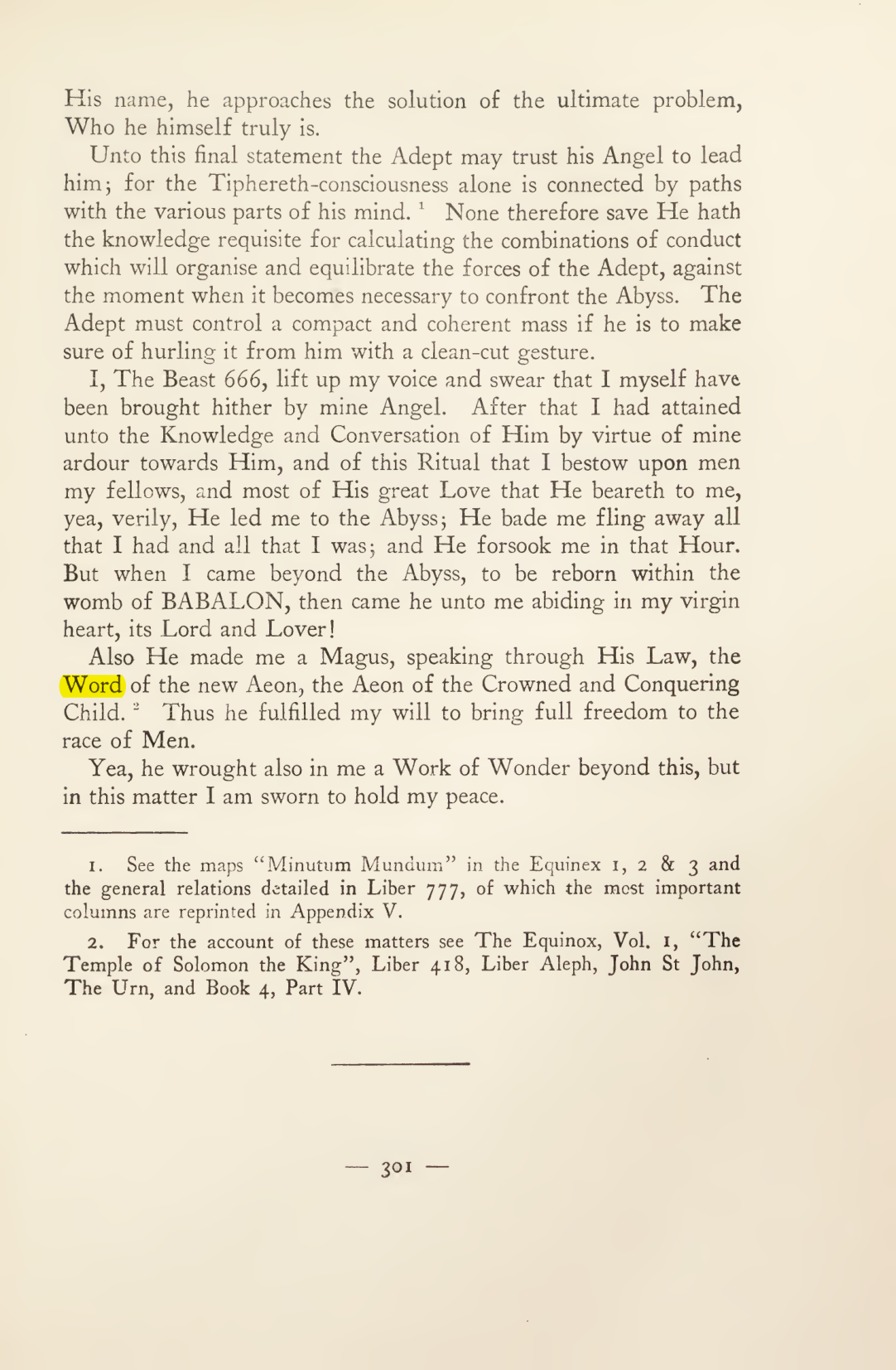 Original scan of Magick in Theory and Practice (Section 3), PDF page 97