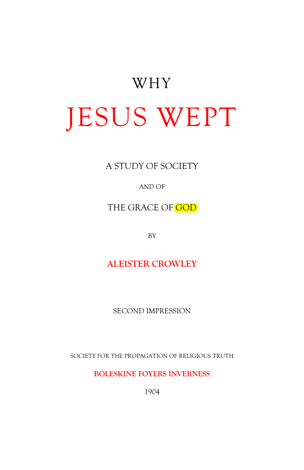 Original scan of Why Jesus Wept, PDF page 5
