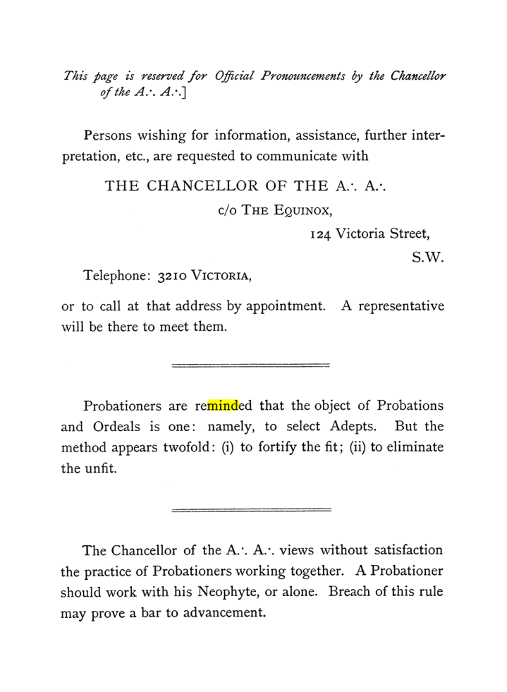 Original scan of The Equinox (Volume I, Number IV), PDF page 10