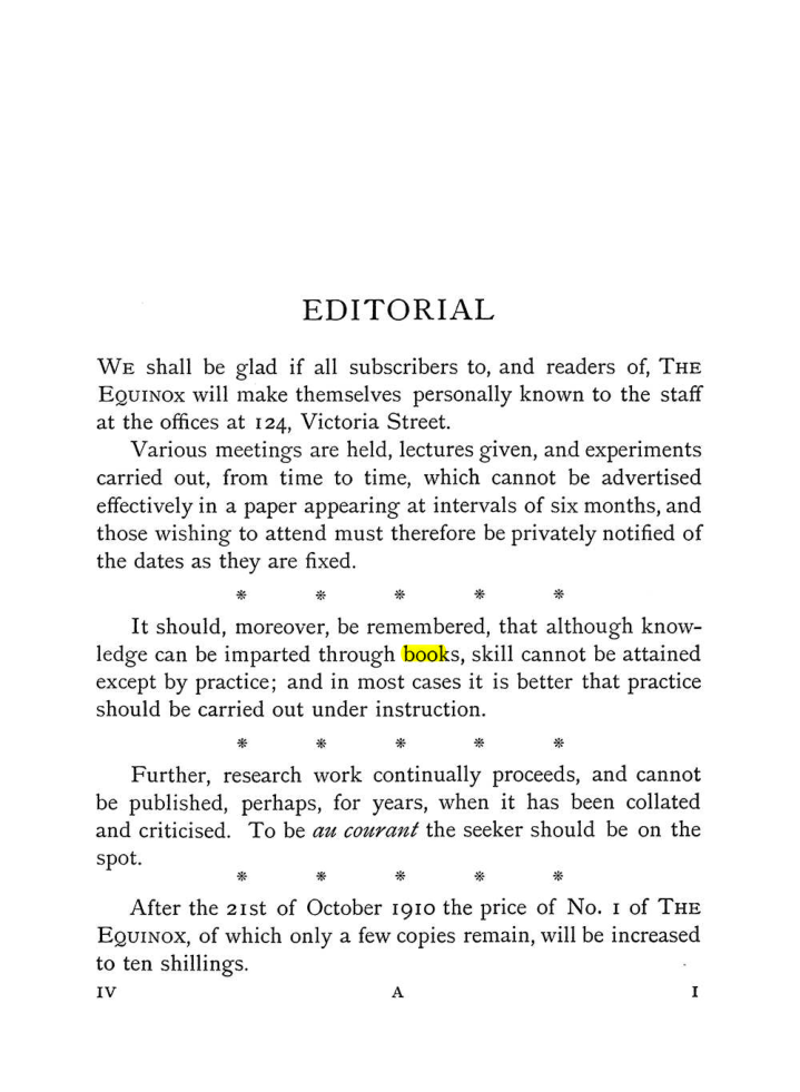 Original scan of The Equinox (Volume I, Number IV), PDF page 11
