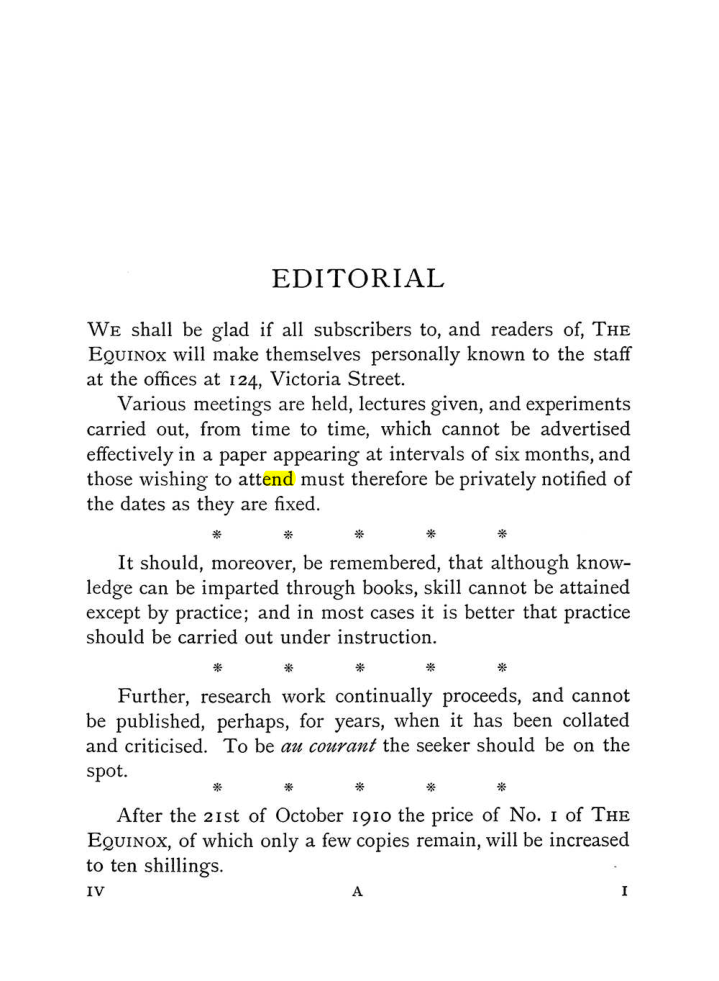 Original scan of The Equinox (Volume I, Number IV), PDF page 11