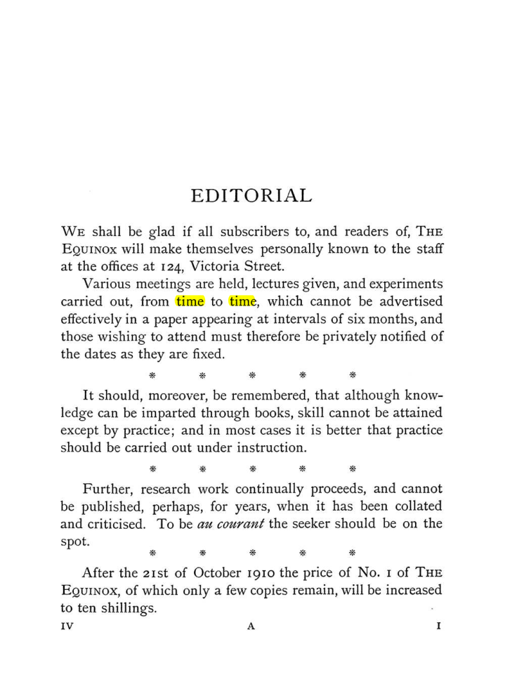 Original scan of The Equinox (Volume I, Number IV), PDF page 11
