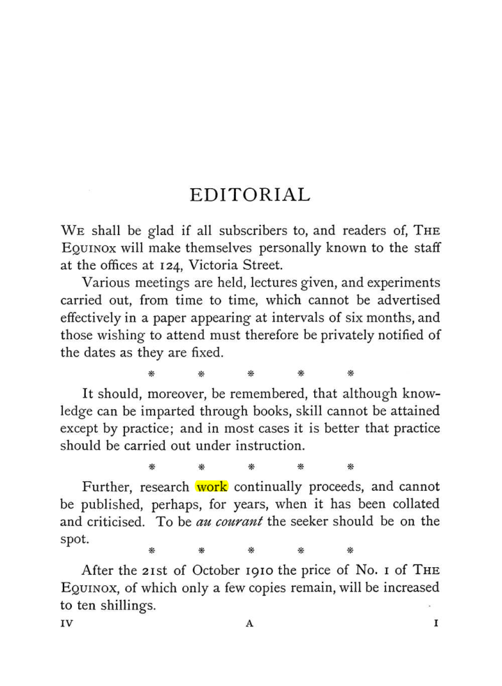 Original scan of The Equinox (Volume I, Number IV), PDF page 11
