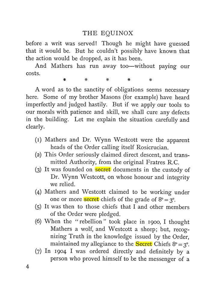 Original scan of The Equinox (Volume I, Number IV), PDF page 14