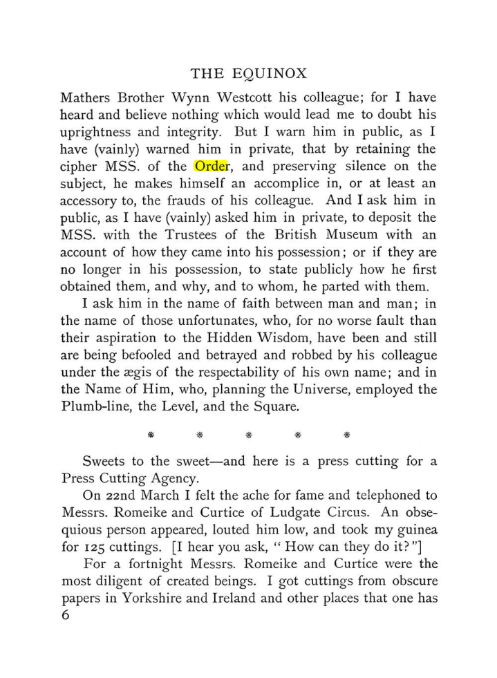 Original scan of The Equinox (Volume I, Number IV), PDF page 16