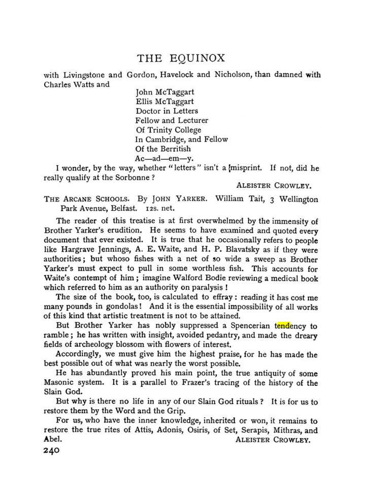 Original scan of The Equinox (Volume I, Number IV), PDF page 258