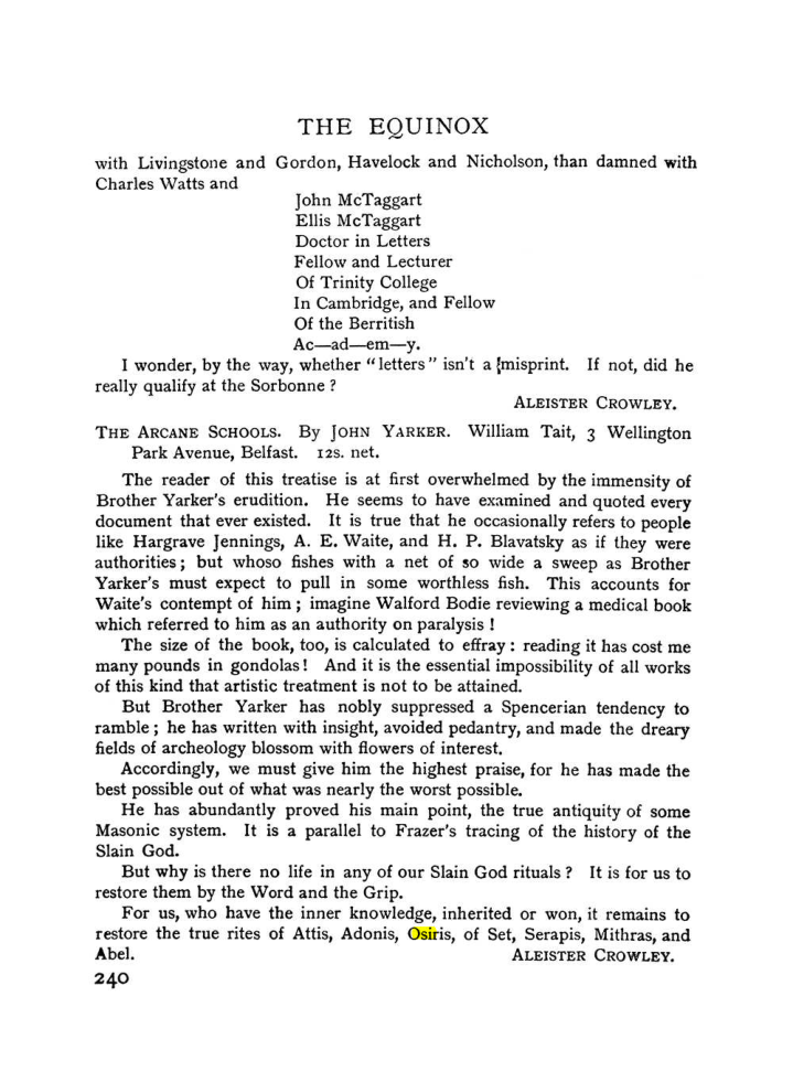 Original scan of The Equinox (Volume I, Number IV), PDF page 258