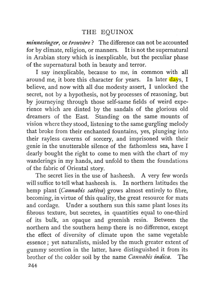 Original scan of The Equinox (Volume I, Number IV), PDF page 262