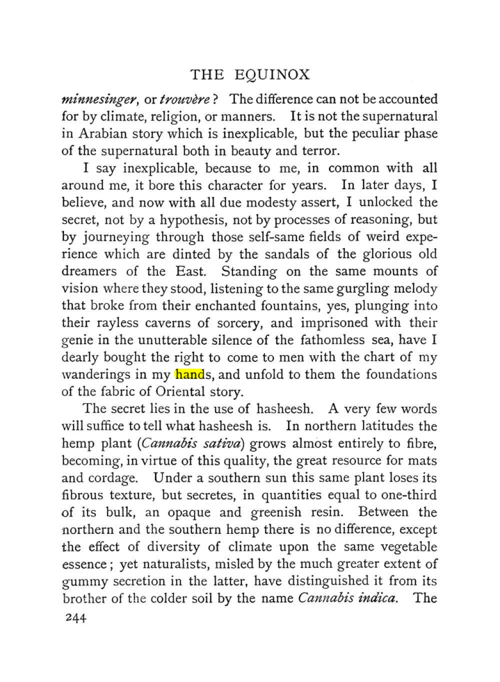Original scan of The Equinox (Volume I, Number IV), PDF page 262