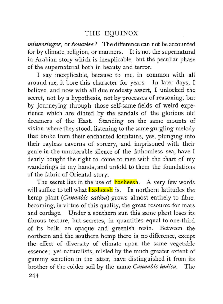 Original scan of The Equinox (Volume I, Number IV), PDF page 262