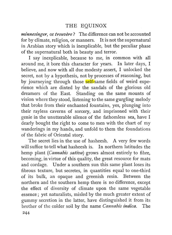 Original scan of The Equinox (Volume I, Number IV), PDF page 262